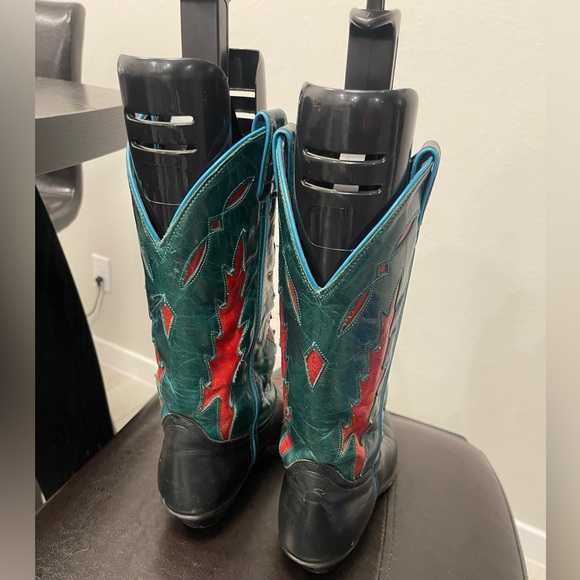 Vintage Code West Flare vintage cowboy western boots US 8.5 M - Picture 3 of 6